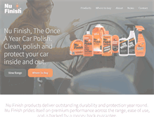 Tablet Screenshot of nufinish.com.au